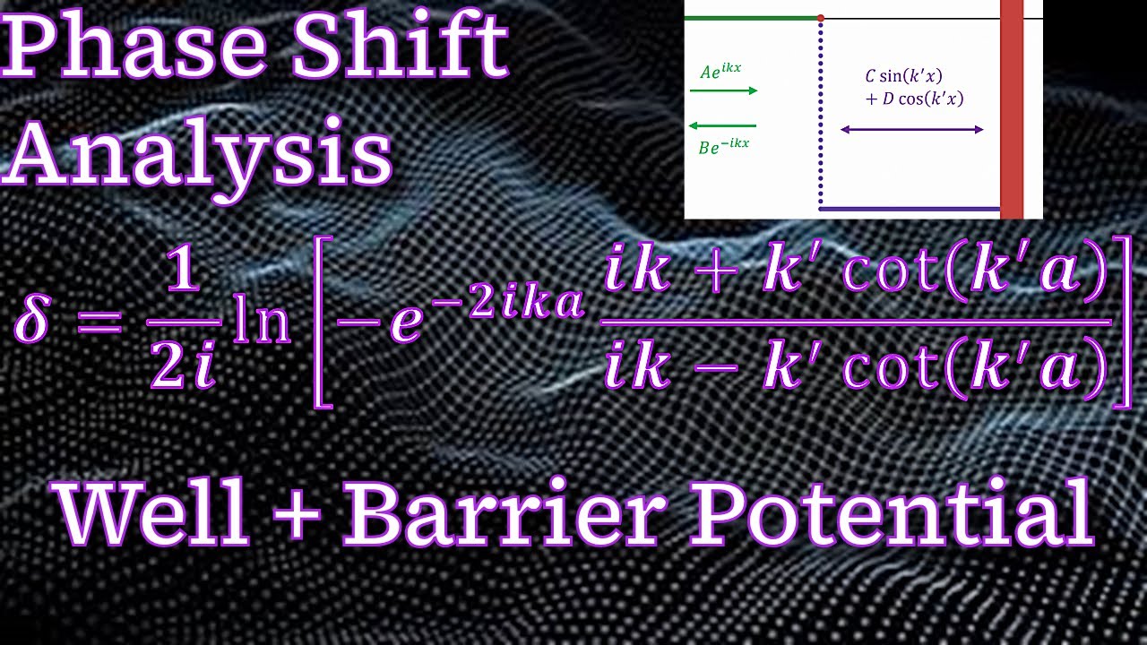Problem 10.5 - Phase Shifts ⇢ Potential Well & Barrier: Intro to Quantum Mechanics