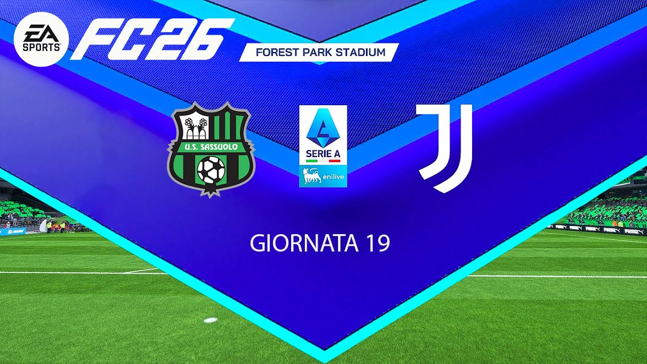 FC 26 - SASSUOLO vs JUVENTUS | Serie A 2025/26 Giornata 19 – Chi vincerà?