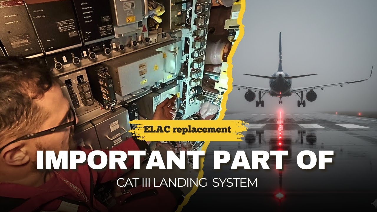 Управление рулем высоты и элеронами (ELAC) на самолете A32F