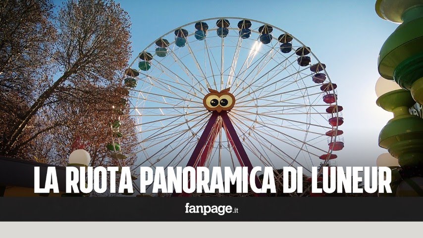 Roma, al parco Luneur torna in funzione la storica ruota panoramica