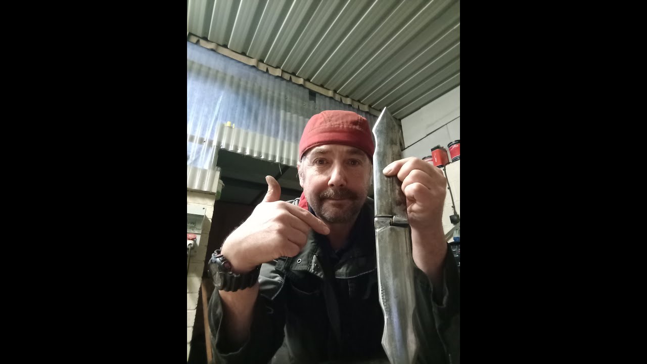 Narrowboat Build & Fit Out . Making Gas Locker Strap Hinges