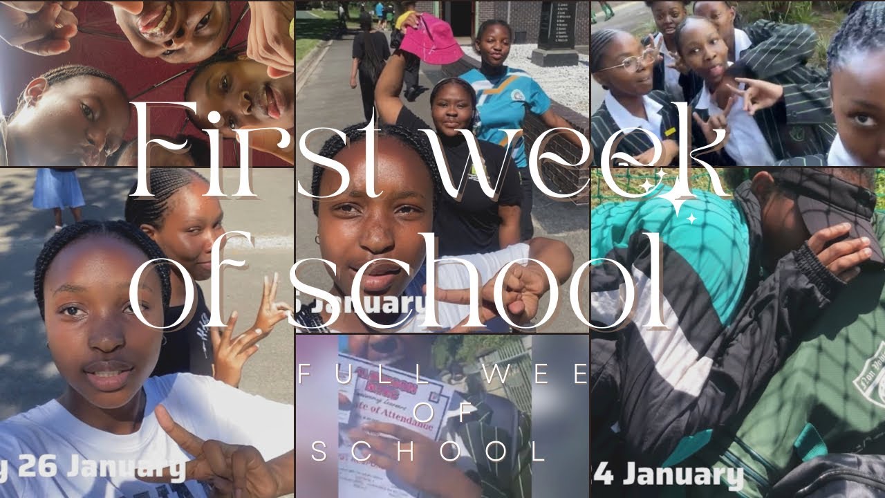 SCHOOL VLOG📖!!| FIRST WEEK BACK TO SCHOOL| SOUTH AFRICAN TEEN YOUTUBER|| LIFE WITH MIHLE 🩷