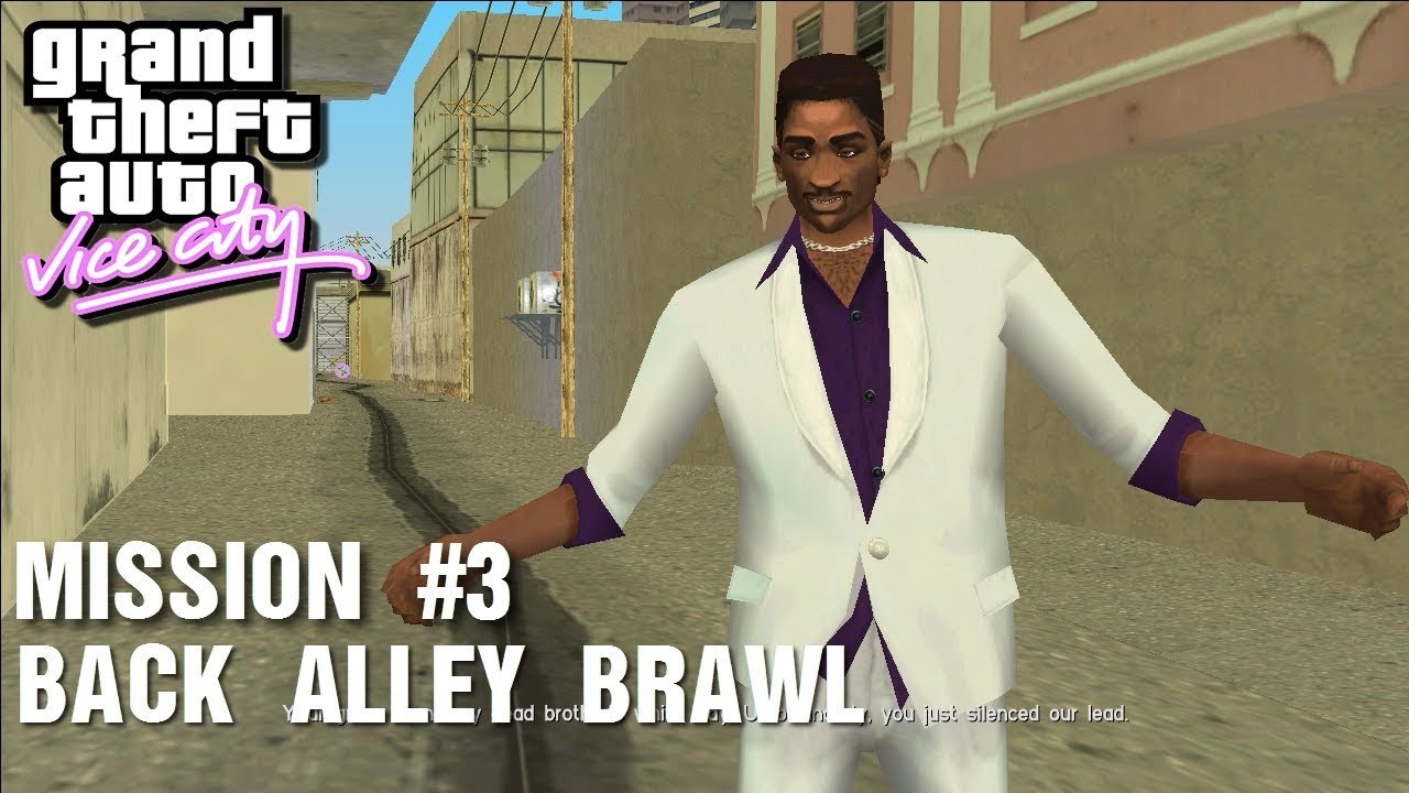 Gta Vice City back alley brawl