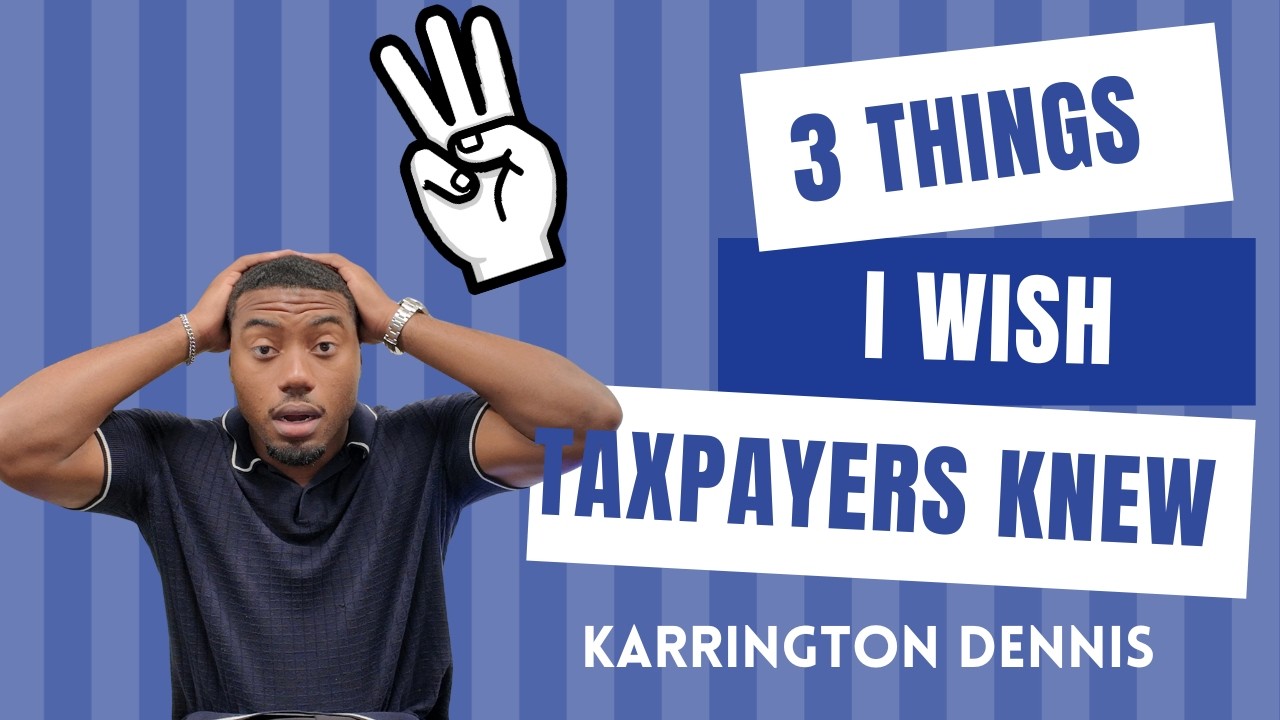3 Things Taxpayers Should Know
