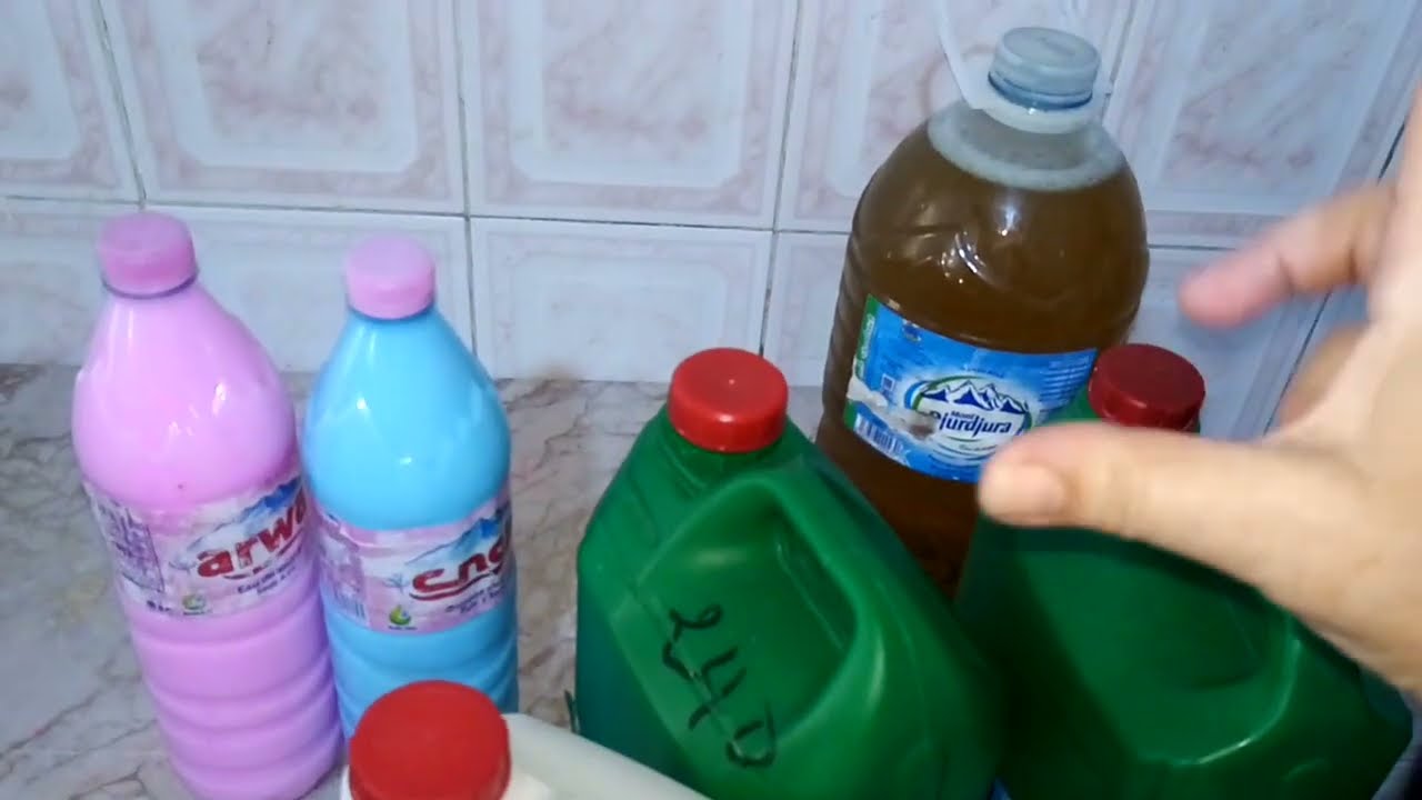 مشترياتي من مواد التنظيف الاقتصادية بدون ماننسى بيت الخزين