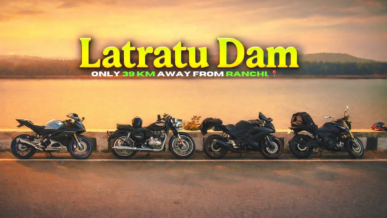 This Place is Just 39 KM from Ranchi 😳 | Latratu Dam Ride | #groupride #latratudam #jharkhand ||