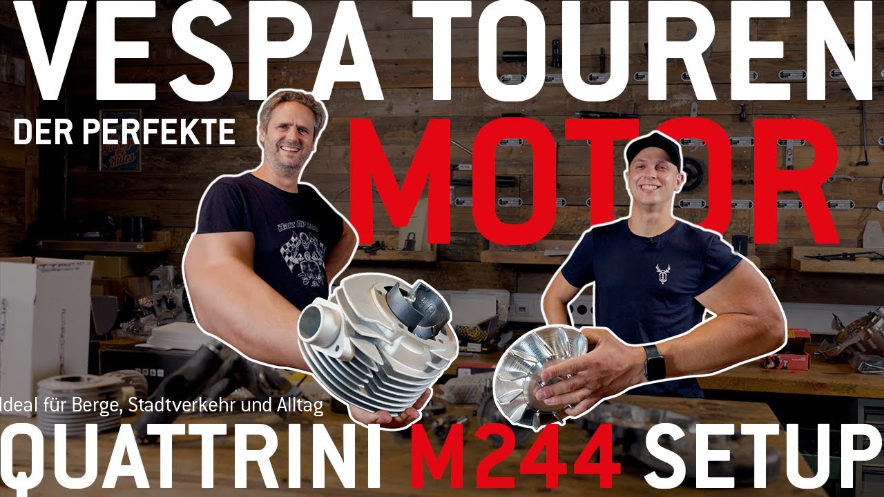 Bester Vespa Touren Motor | QUATTRINI M-244 Setup 🛵🔧  Für Alltag, Berge, Stadtverkehr {deutsch}