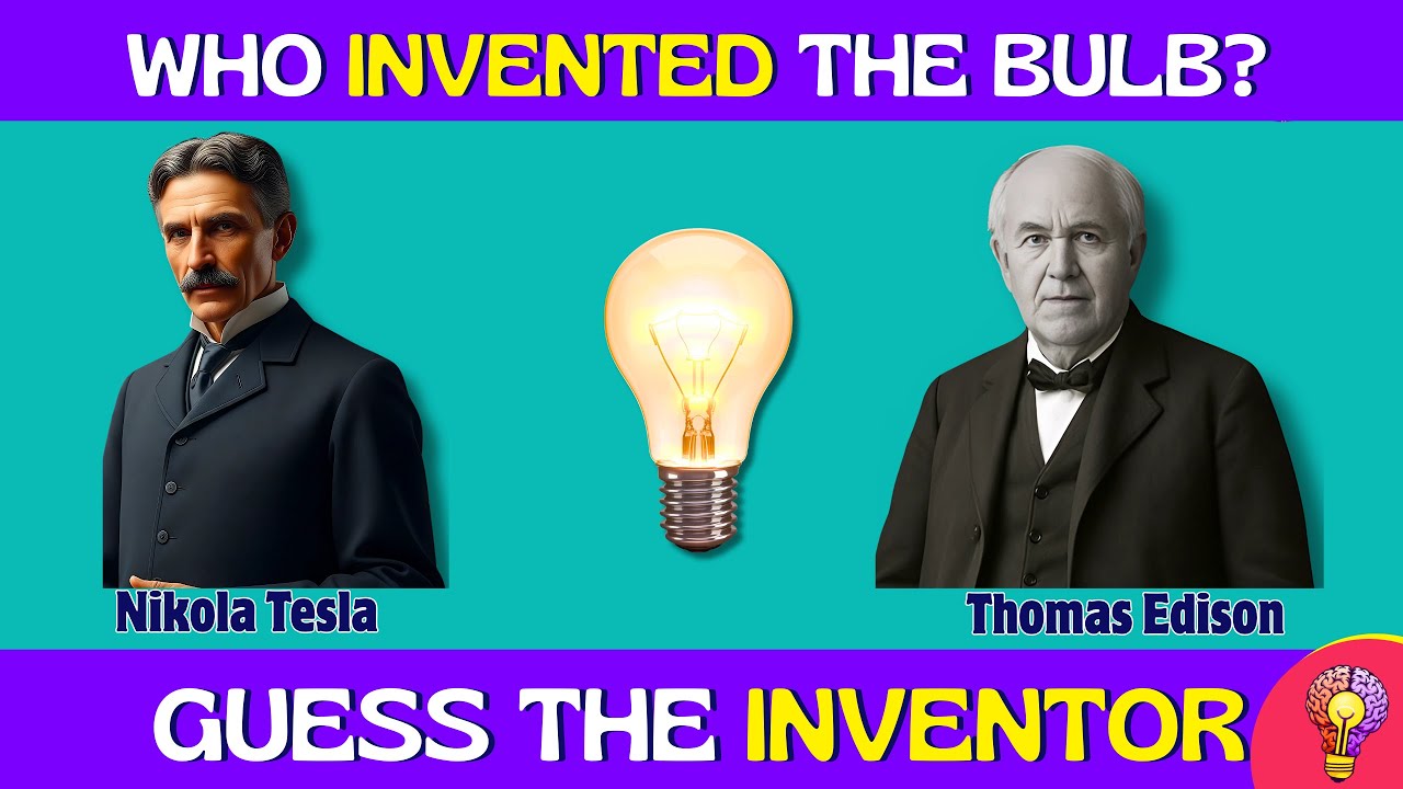 Guess the Inventor from their Invention 💡⚙️🔬🤖