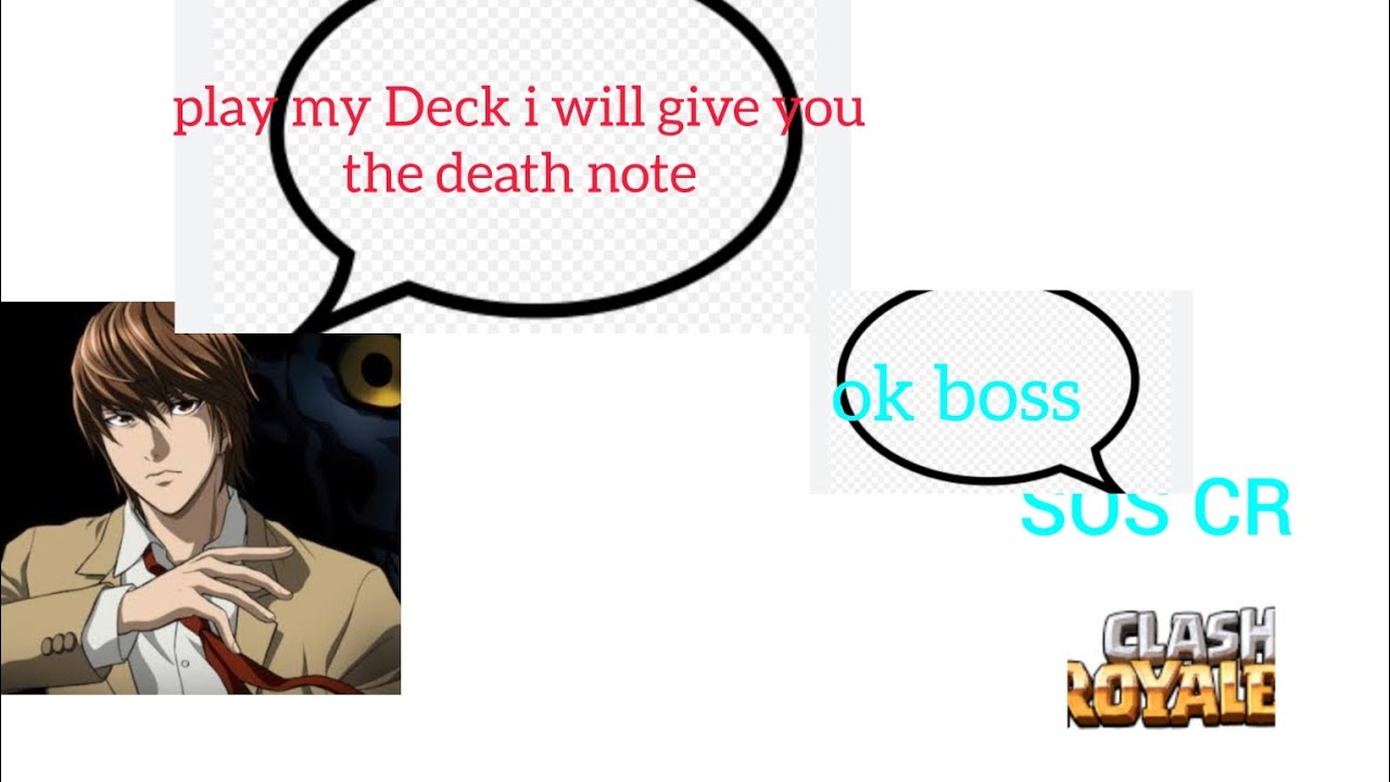 playing the light yagami deck💀.. SOS CR clash royale