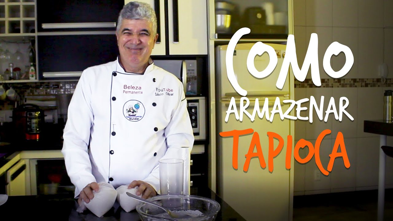 COMO ARMAZENAR farinha fresca  ( GOMA)  de tapioca   POR 5 ANOS!