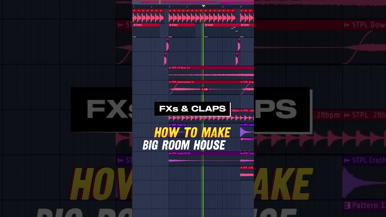 How To Make OG BIG ROOM HOUSE TRACK  #musicproducer #musicproduction #flstudio