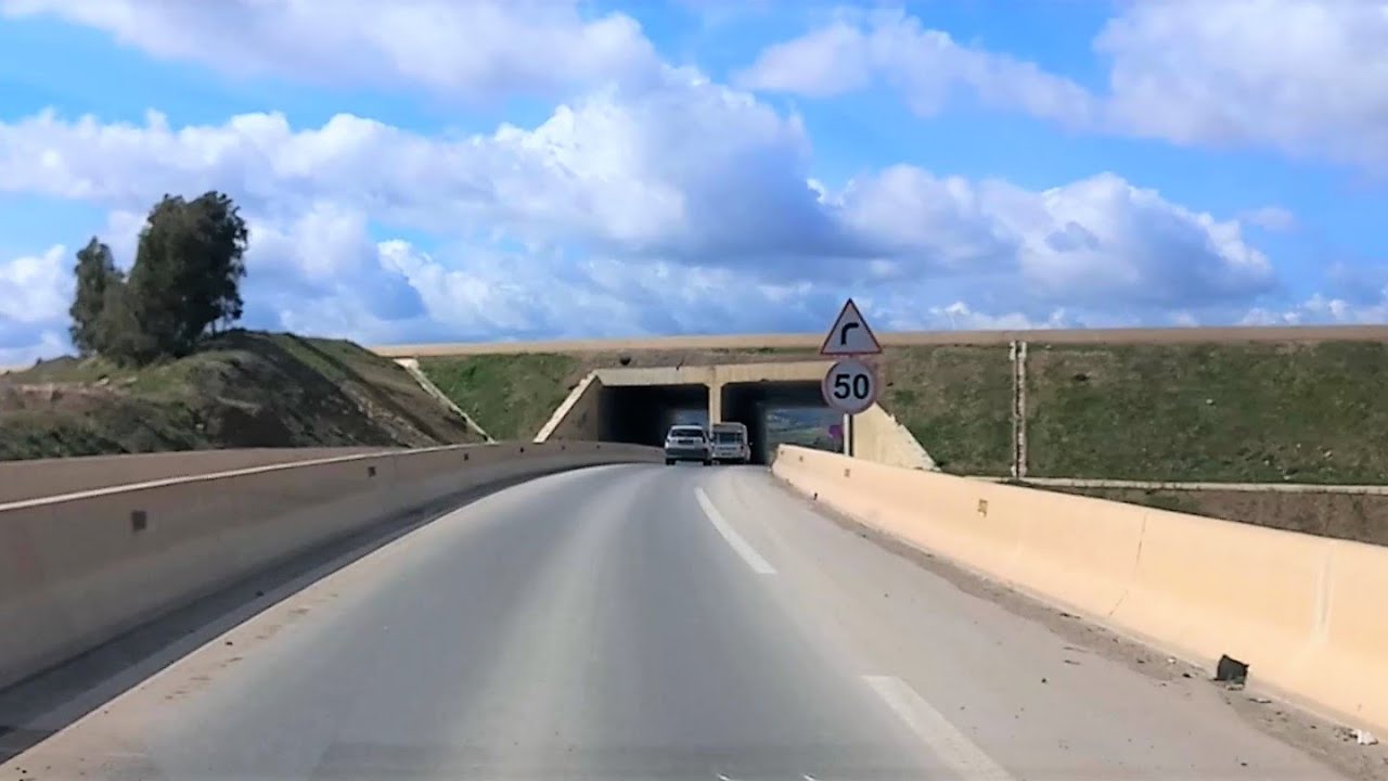 تابعو جولة رائعة على الطريق السيار شمال جنوب عند مخرج مدينة البرواقية