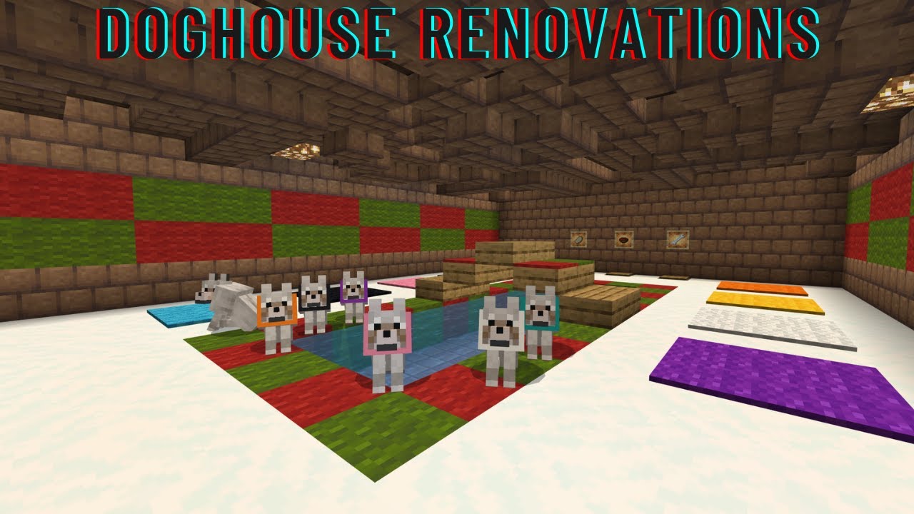 How To Build Stampy's Lovely World {256} Doghouse Renovations