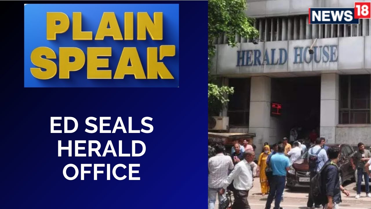 National Herald Case News | ED Seals Herald Office | Congress Protests | English News Updates