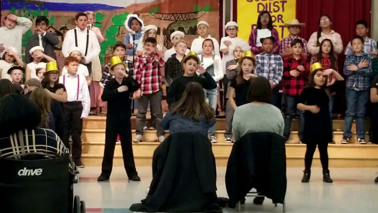 Cram Elementary 4th Graders Musical | Gold dust or bust