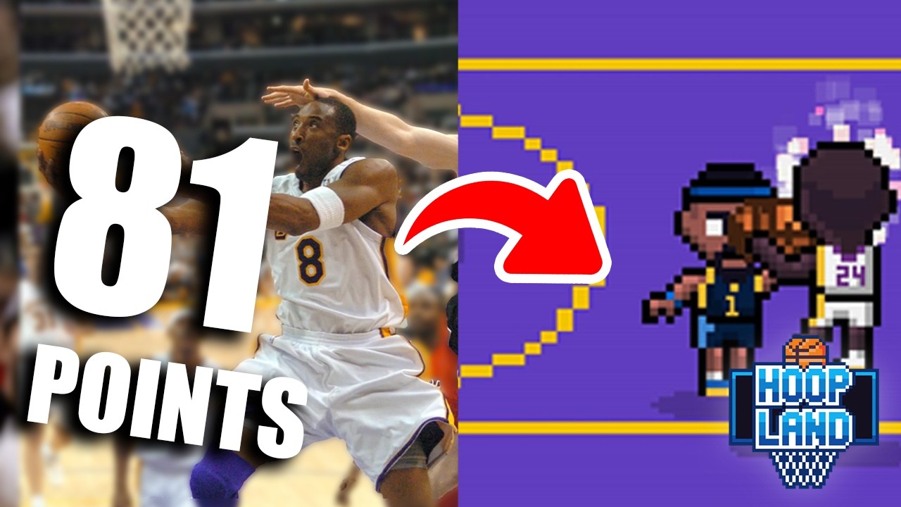 I Was ONE Shot Away From Kobe's 81 POINTS on Hoopland...