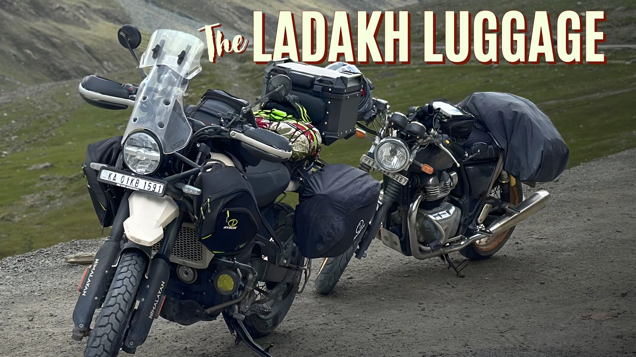 Настройка багажа в Ладакхе на My Himalayan и Continental GT 🧳⛰️