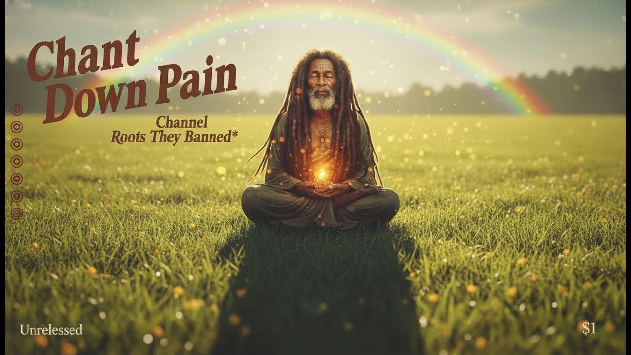 Chant Down Pain – Healing Reggae Meditation Artwork for Relaxation & Inner Peace