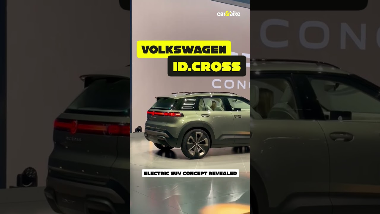⚡️Taigun-sized Volkswagen electric SUV concept -- ID.Cross! &bull; #volkswagen #iaa2025 #idcross #vw