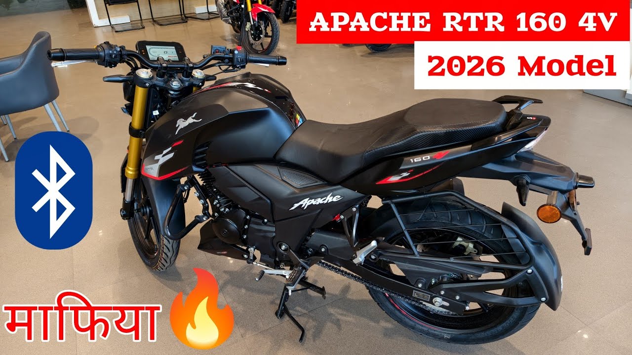 2026 Tvs Apache RTR 160 4v Review 🔥 Price Mileage Features✔️Apache 160 4v 2026 | Apache 160 4v