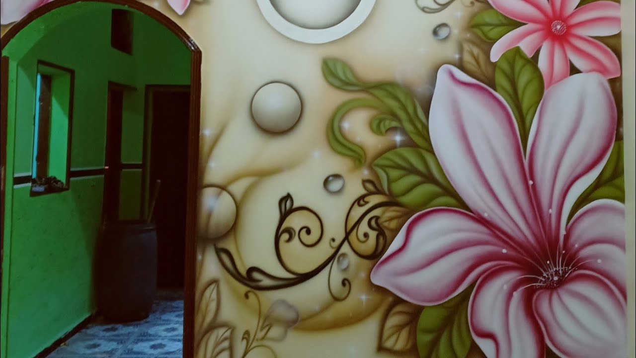 Способ 3D рисования стен, спрей