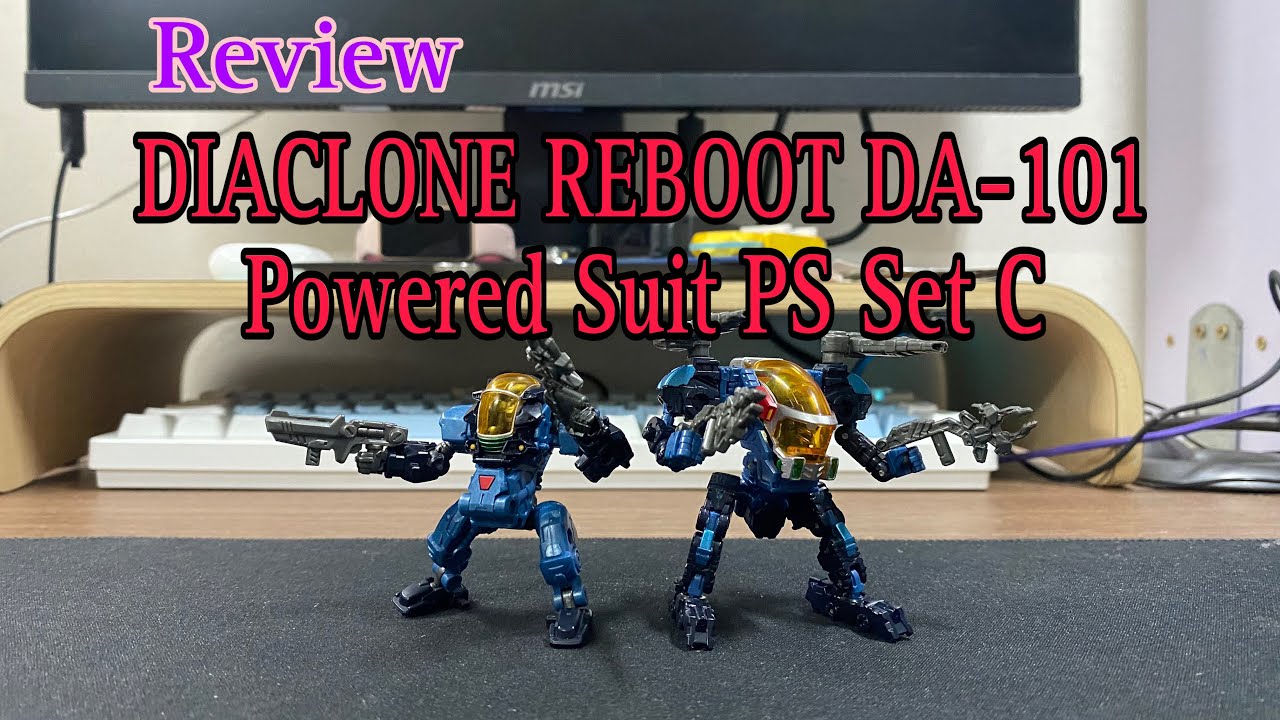 Review mô hình Takara Tomy DIACLONE REBOOT DA-101 Powered Suit PS Set C Type