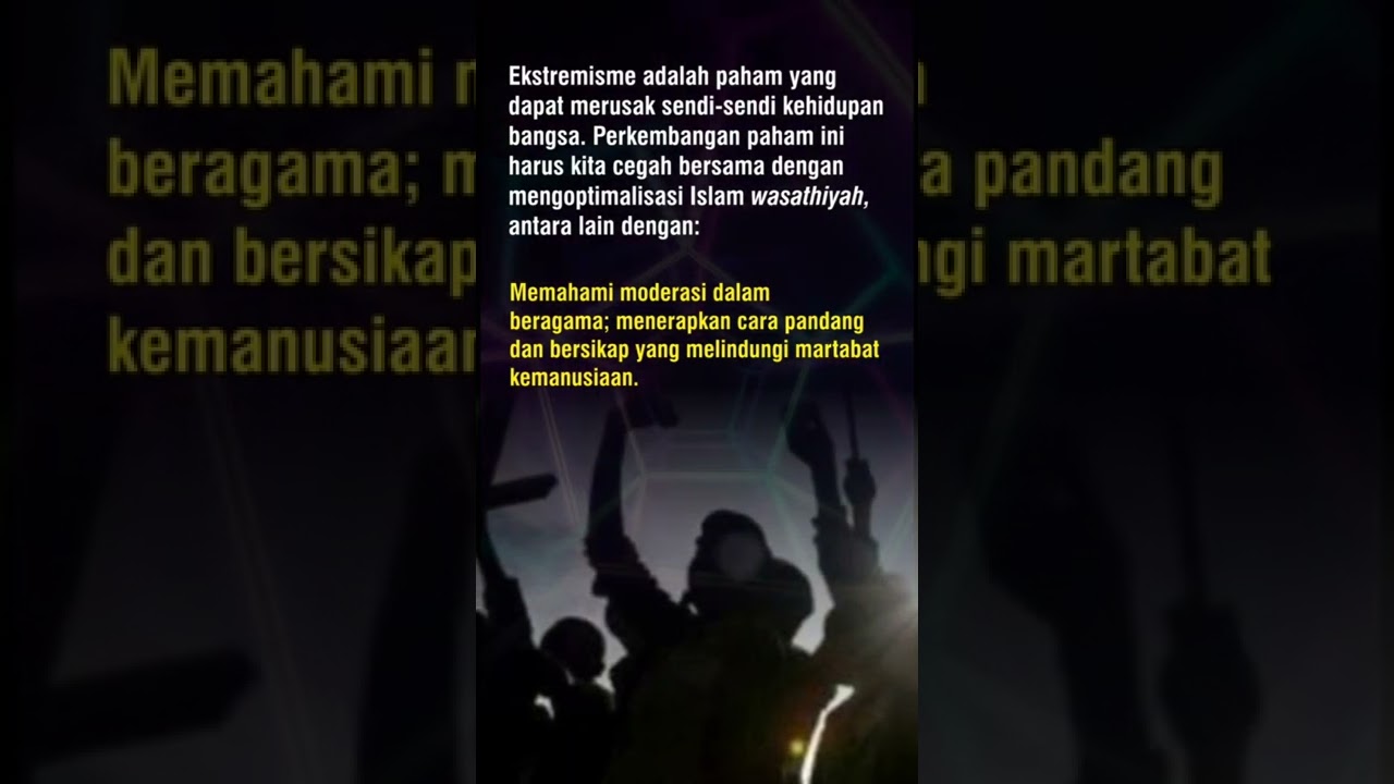 CEGAH EKSTREMISME SEBELUM TERLAMBAT