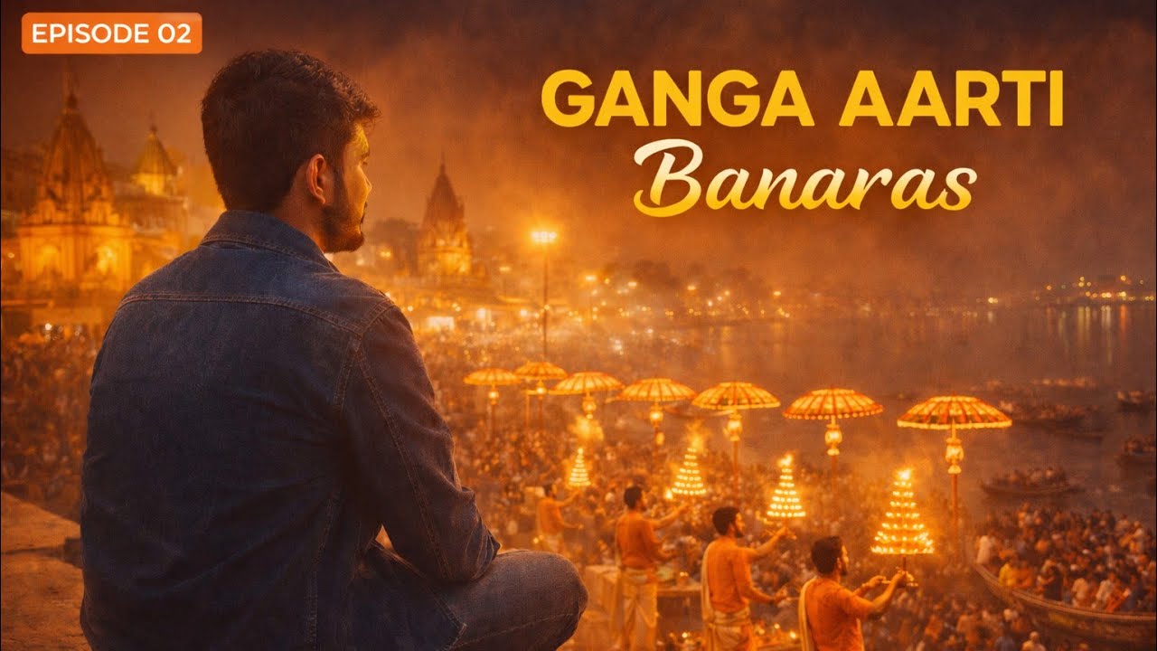 GANGA AARTI VARANASI |BANARAS GHAT AARTI | My First Time Experience | Itna Sukoon? ✨ Episode 2 