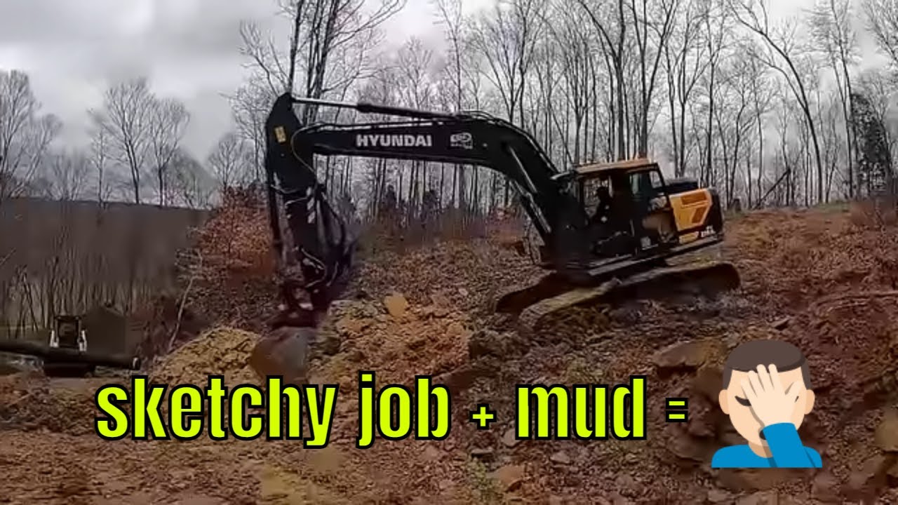 Attempt To Accomplish A Nearly Impossible Task In Challenging Conditions on the mountain road build!