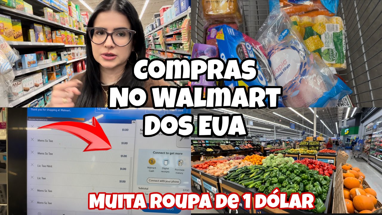 SHOPPING AT WALMART IN THE USA | I had a blast in the $1 clothes
