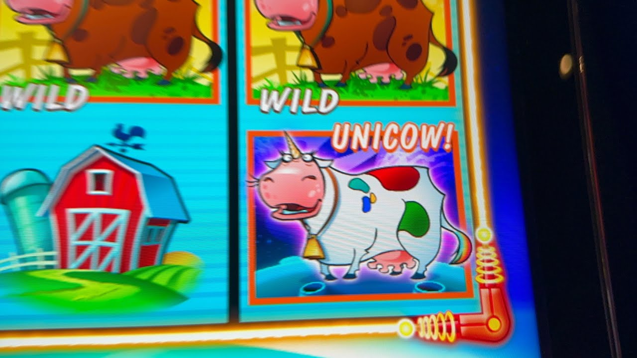 I got the unicow LIVE! Massive Jackpot Handpay!