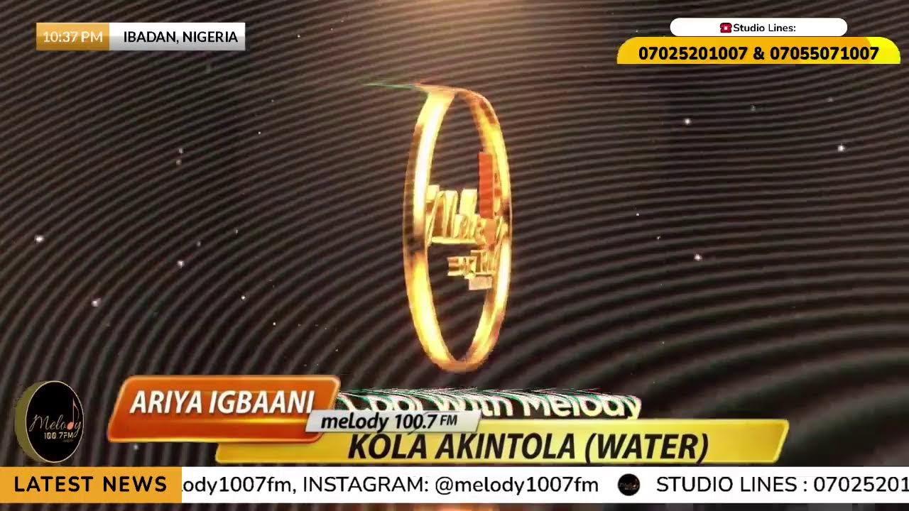 ARIYA IGBANI pelu KOLA AKINTOLA (WATER)