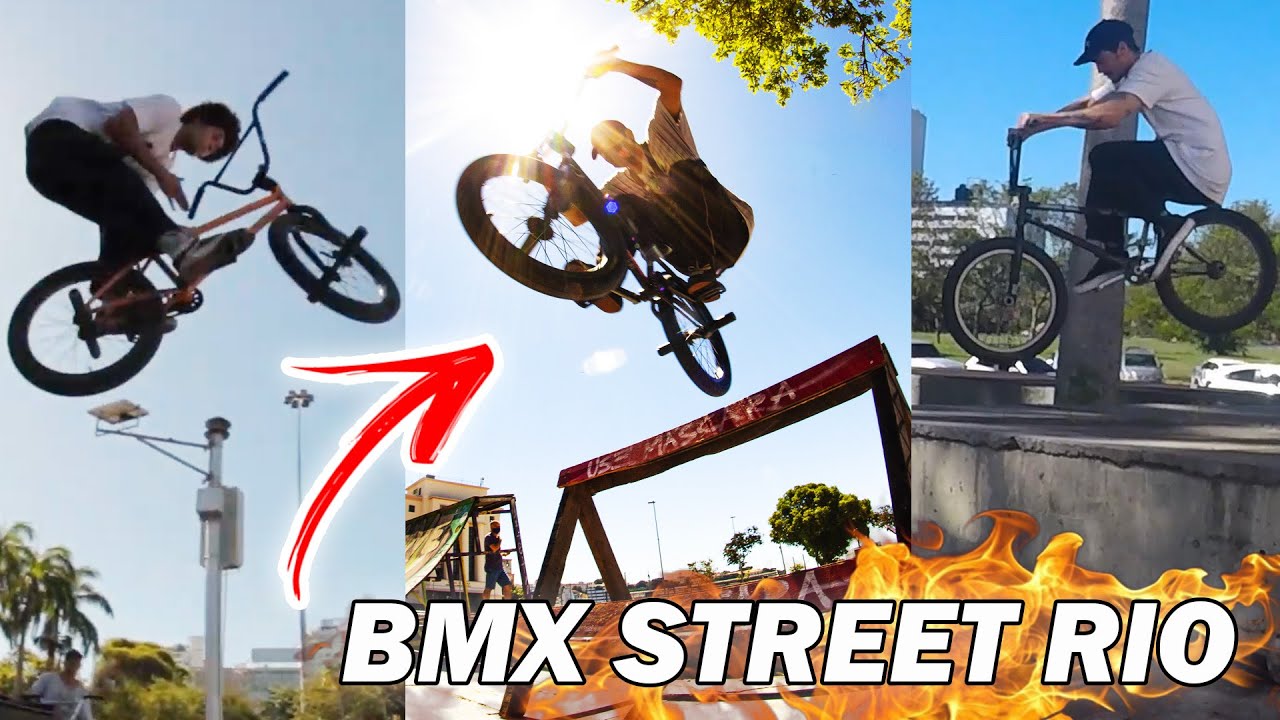 ROLE INTENSO DE BMX NO CENTRO DO RIO