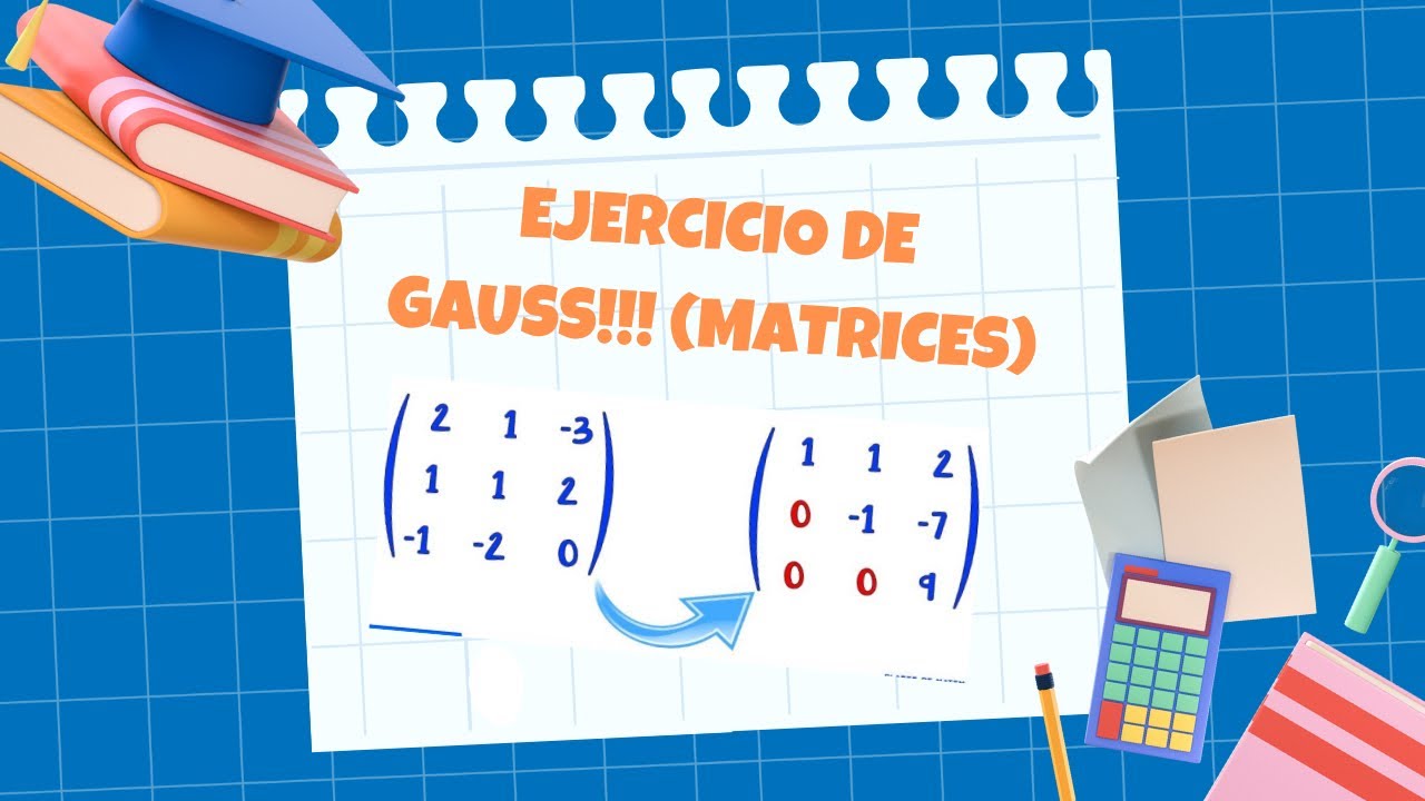 EJERCICIO DE GAUSS!!! (PARA BUSCAR RANGO DE MATRIZ)✅