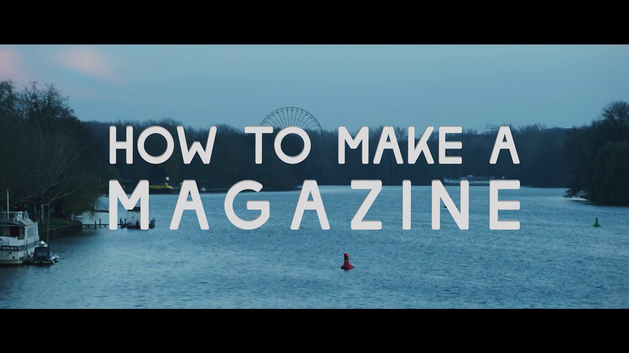 How to publish your own print magazine 🗞