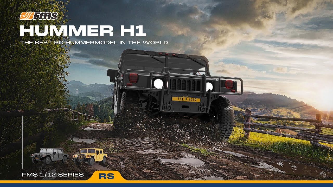 FMS 1/12 scale Hummer H1 RS: The best RC Hummer model in the world