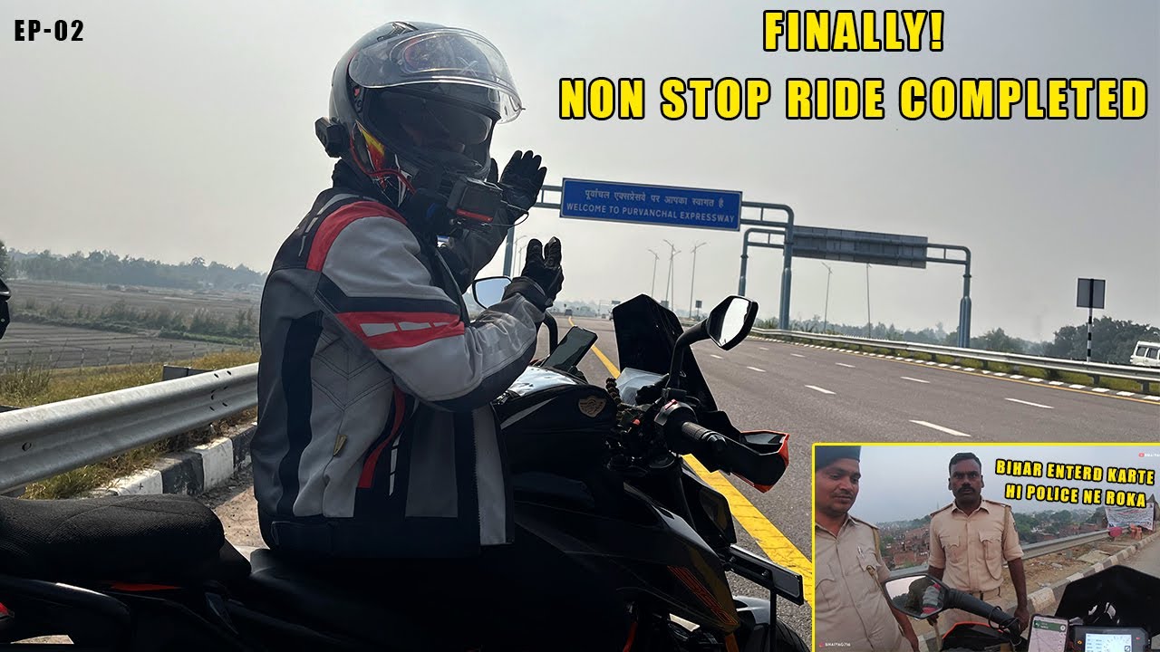 Bihar Border Par Police Ne Roka😬 | Non Stop Ride Complete 💯 | Bihar Ride | Ep-02