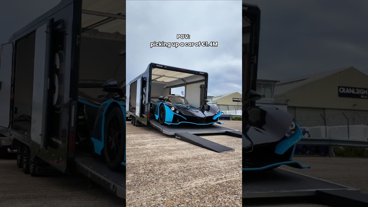 Praga Bohema on Top Gear test track