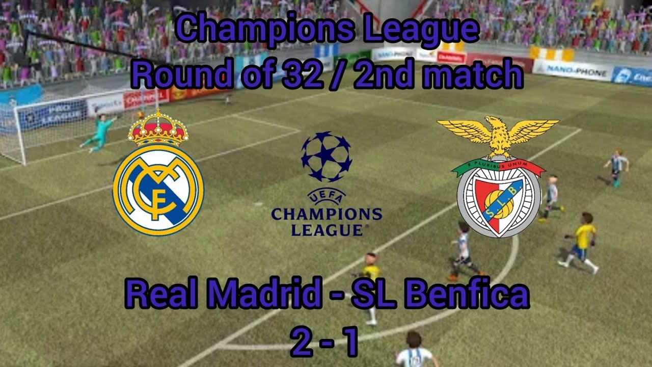 Pro League Soccer/Réal Madrid - Benfica Lisbonne/ Champions League - Round of 32 (2nd match)