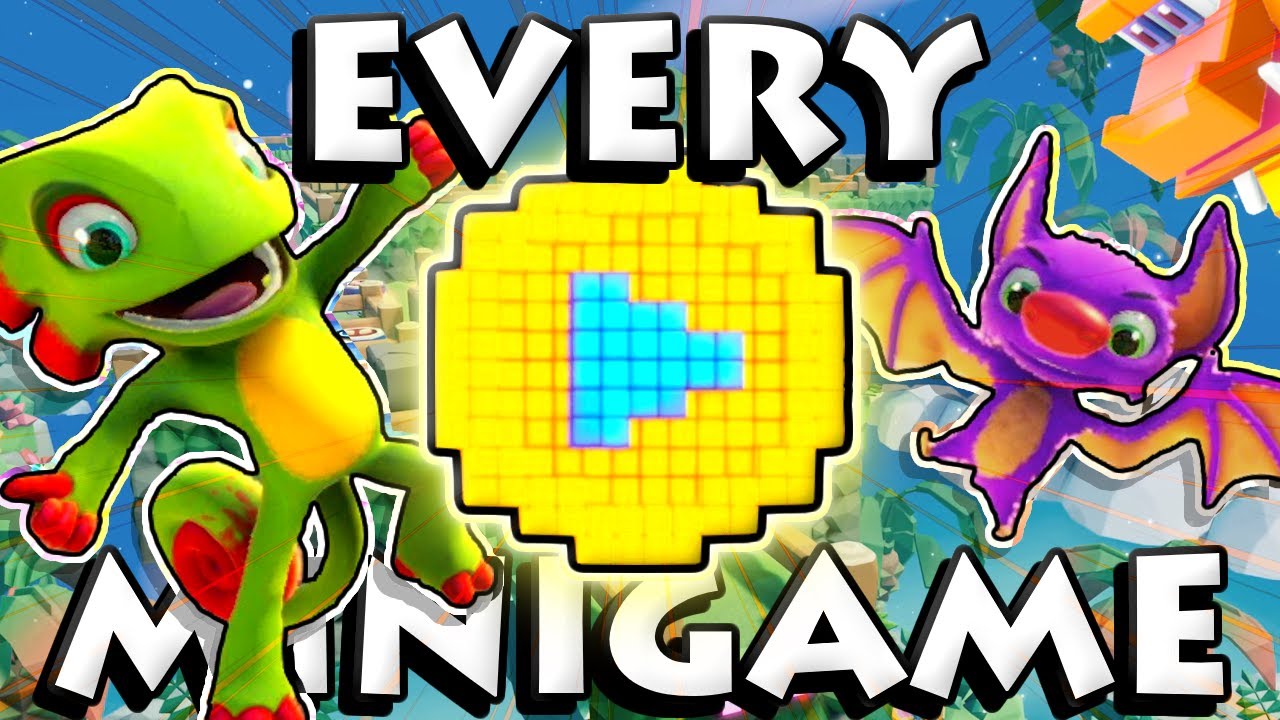 Yooka-Replaylee - Every Rextro Play Coin and Minigame!