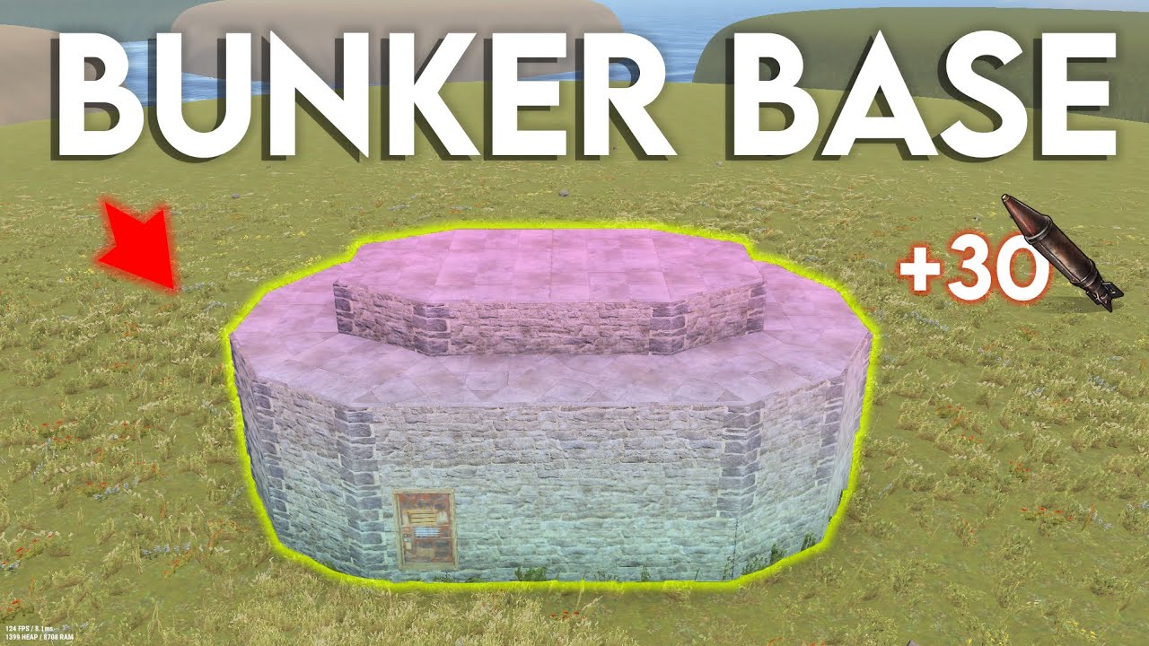 RAİD YEMEYEN BUNKER BASE (YENİ TASARIM) - Rust Türkçe