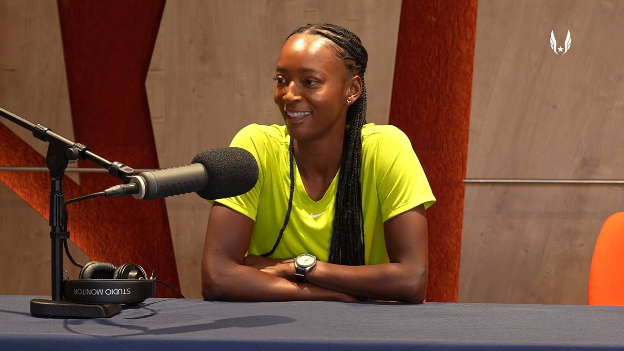 Journey to Gold Zone Podcast featuring Dalilah Muhammad from Budapest23