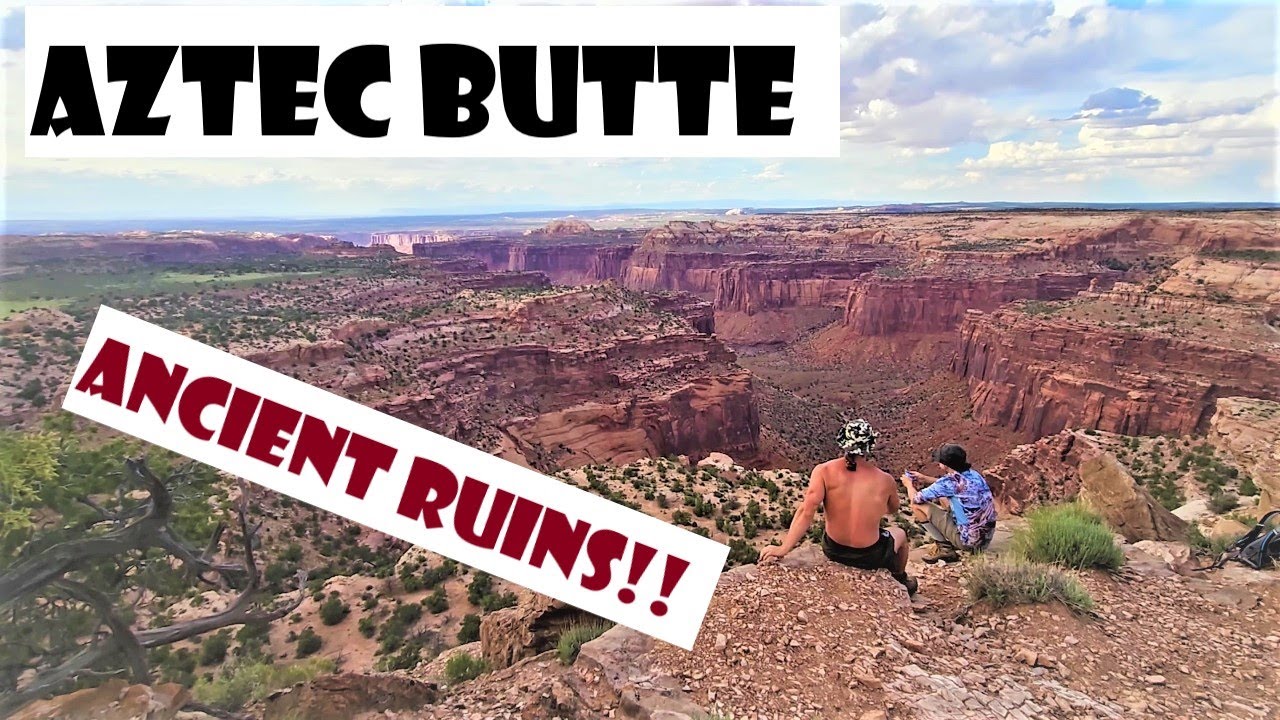 ANCIENT PUEBLO RUINS!! Hiking AZTEC Butte--Canyonlands National Park--Moab, Utah
