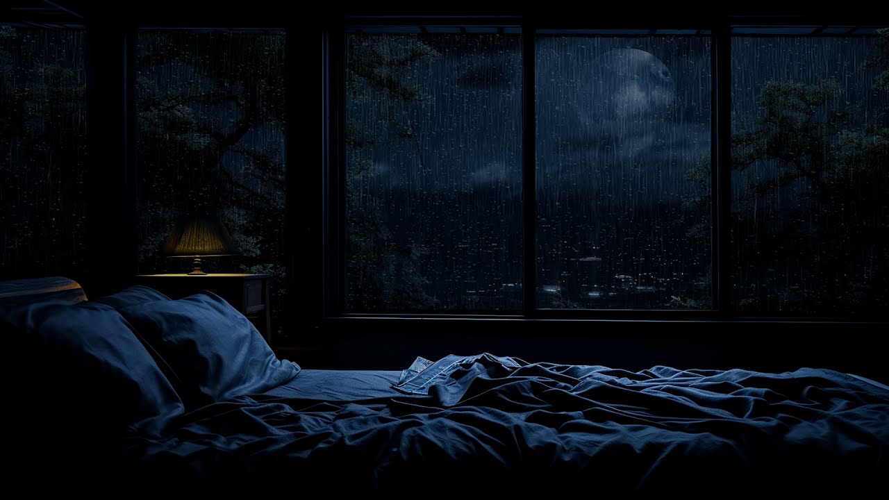Break Your Insomnia Completely | The Rain Outside The Window Helps You Relax And Eliminate Anxiety