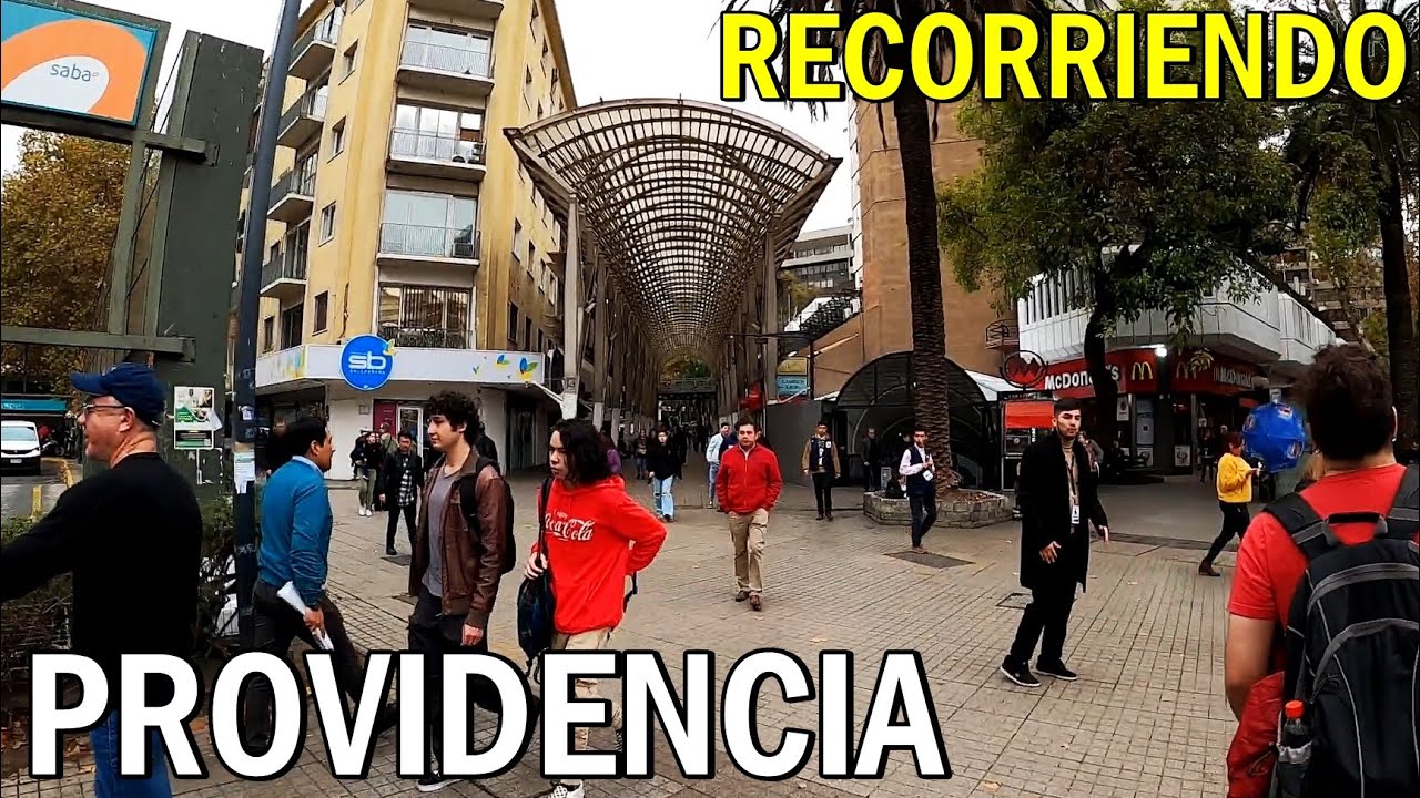 RECORRIENDO PROVIDENCIA : ESTACIÓN MANUEL MONTT Y LOS LEONES - SANTIAGO DE CHILE - WALKING TOUR CITY