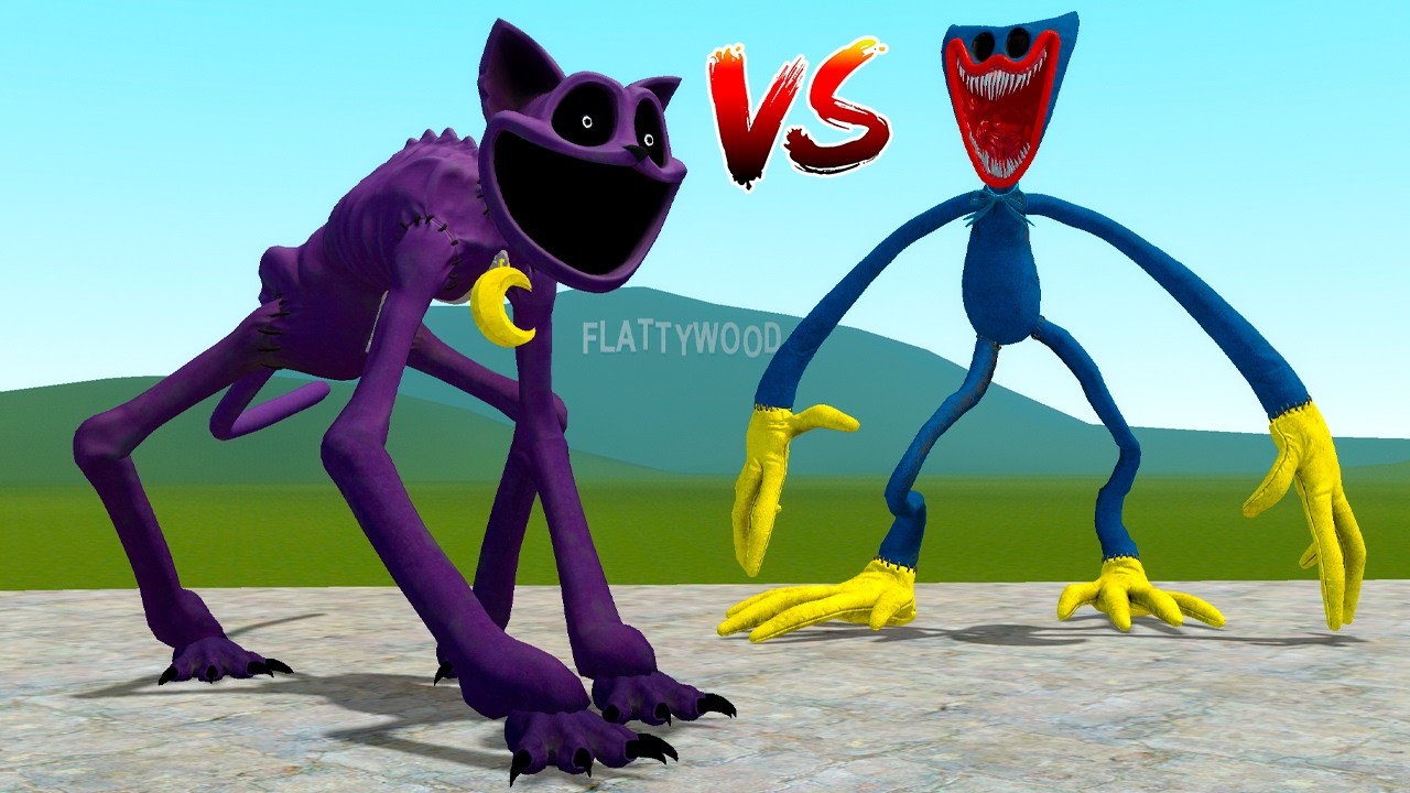 NEW HUGGY WUGGY VS NEW CATNAP in Garry's Mod!