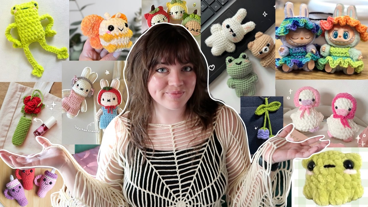 50 easy FAST MARKET ITEMS to crochet with FREE patterns