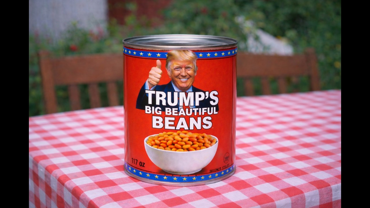 Большие красивые бобы Трампа