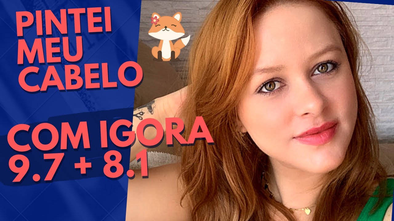 PINTEI MEU CABELO COM A IGORA 9.7 e 8.1! BEM NATURAL 😉