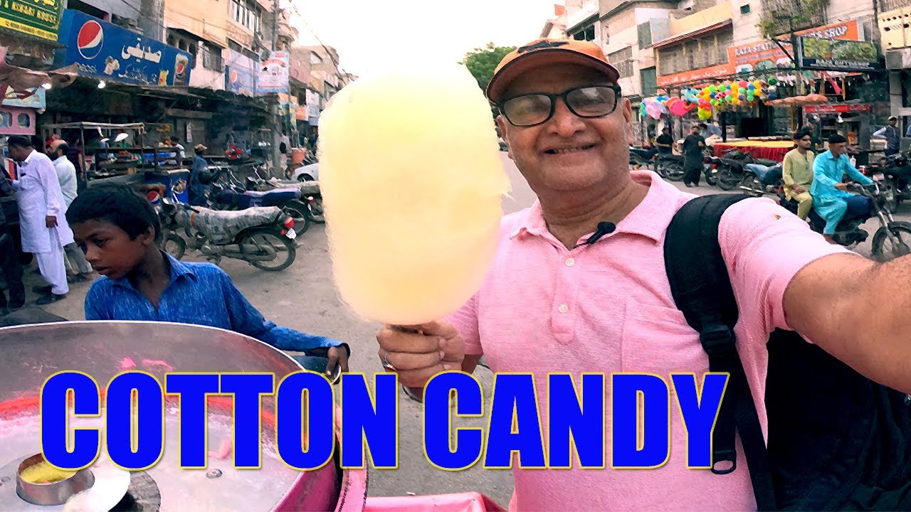 Road Side Sale Cotton candy |one of the favorite childhood memories #cottoncandy #karachi #childhood